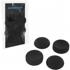 Силиконовые насадки Assecure для джойстика Dualshock 4 (черные), 206615, Аксессуары